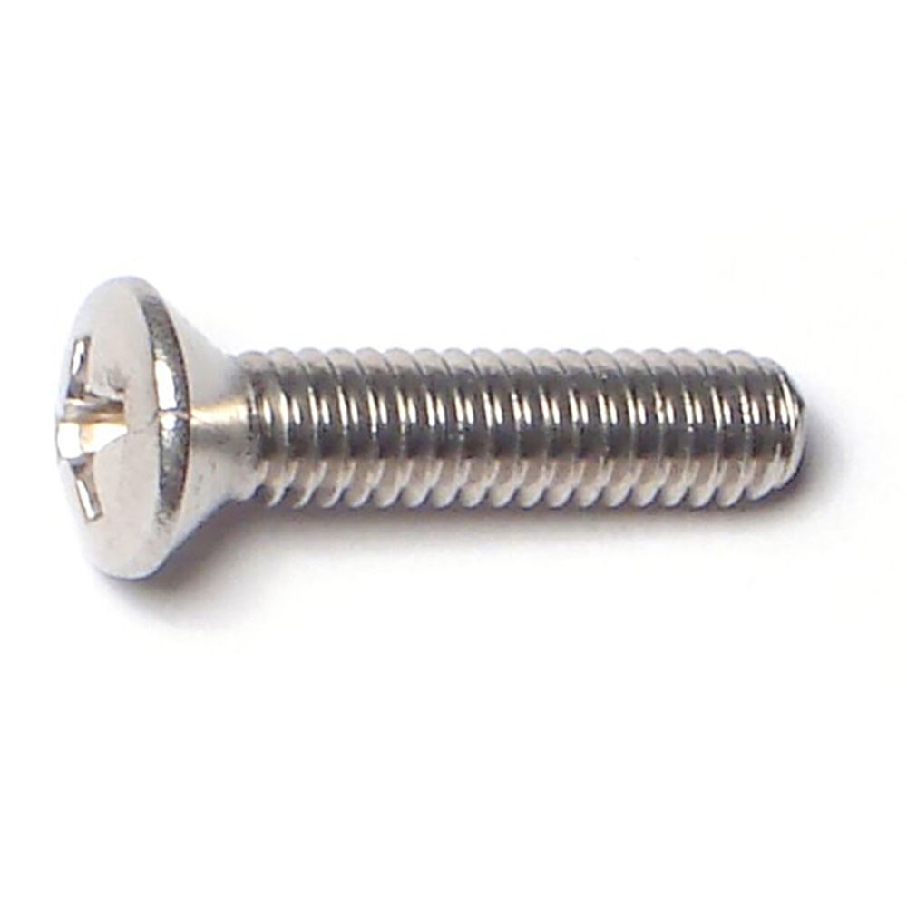 image of 8-32 X 3/4 Phillips Oval Machine Screw