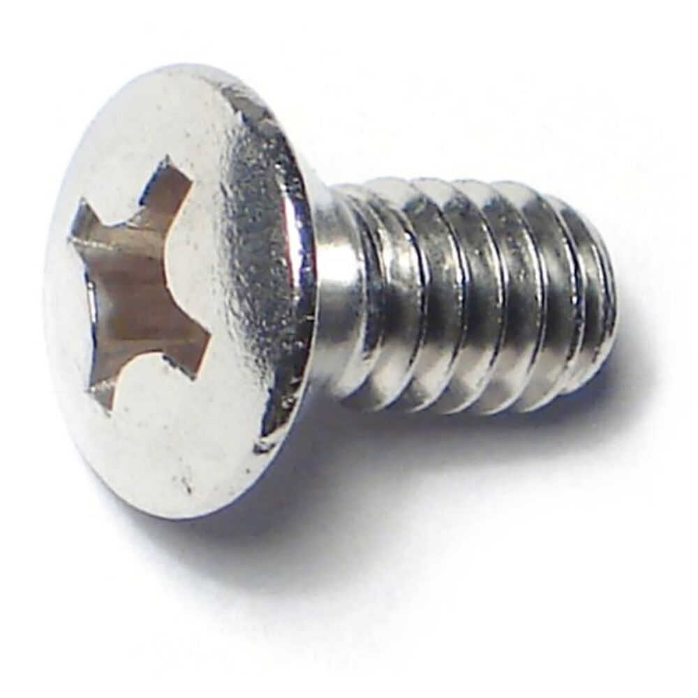 image of 1/4-20 X 1/2 Phillips Oval Machine ScrewPH OV MACH SC SS