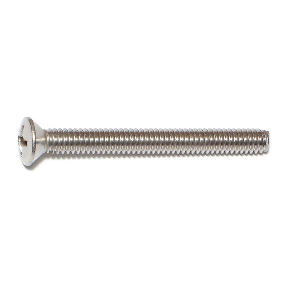 image of 1/4-20 X 2-1/2 Phillips Oval Machine Screw