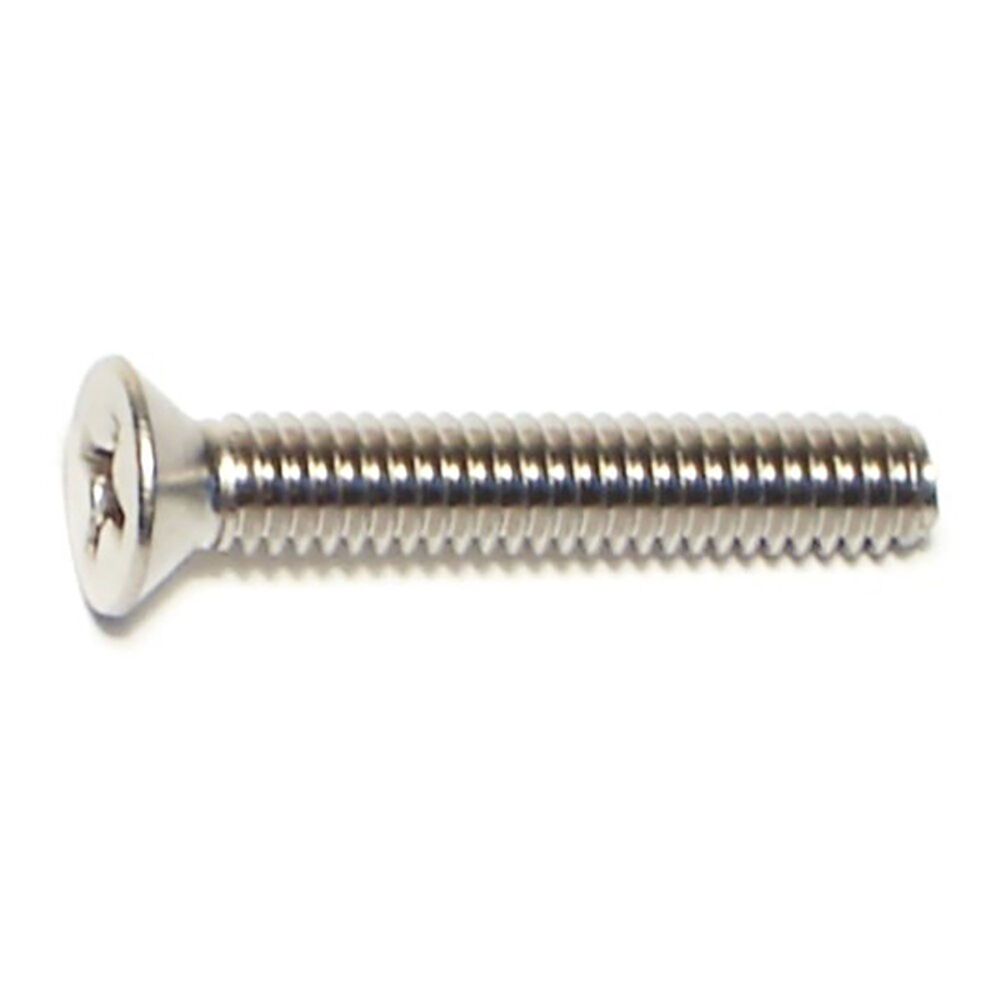 image of 8-32 X 1 Phillips Flat Machine Screw