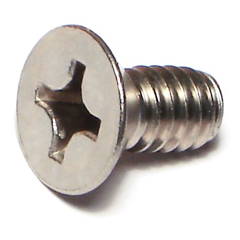 image of 1/4-20 X 1/2 Phillips Flat Machine Screw