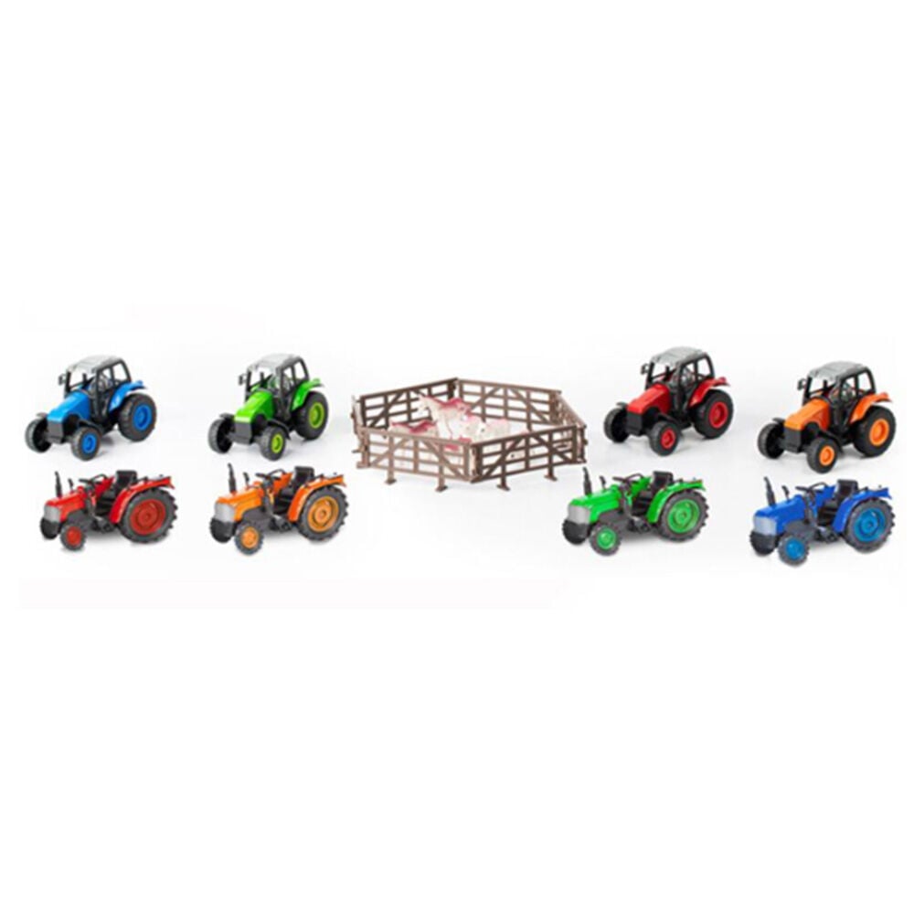 image of Diecast Farm Tractor Set 20 pc