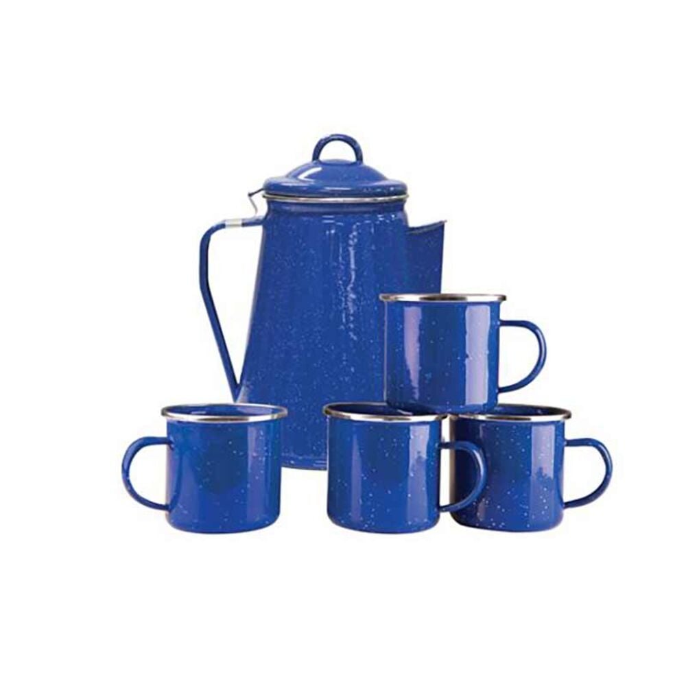 image of 8-Cup Percolator and 4 Mug Set