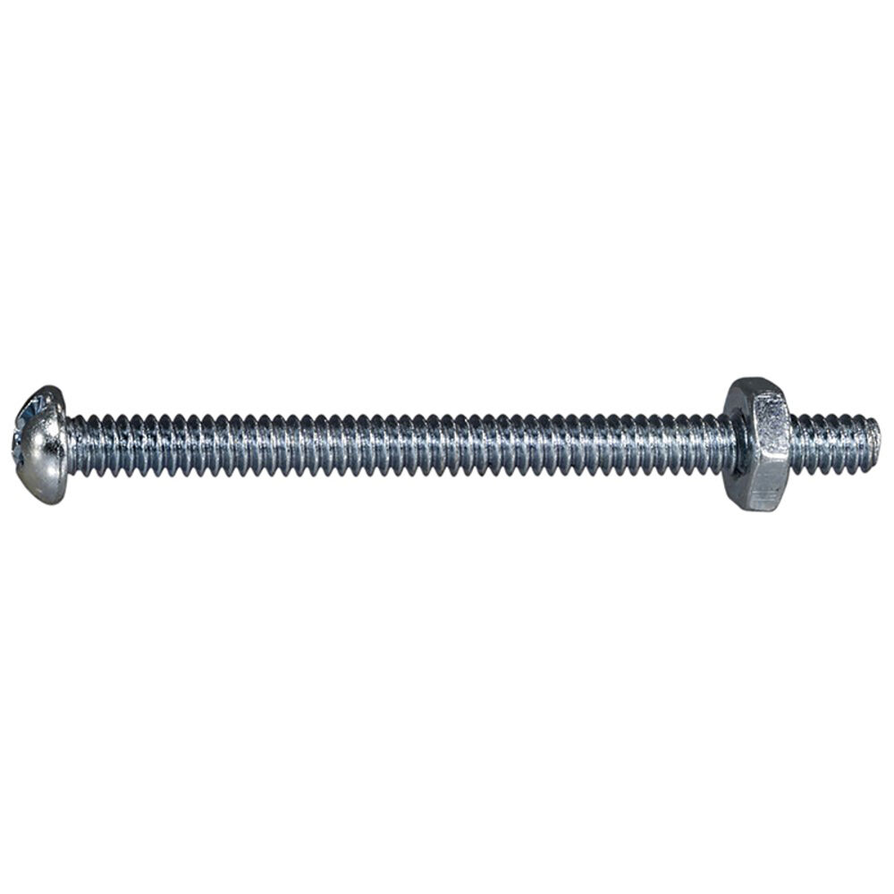 image of 10-24 X 2-1/2 Combo Round Machine With Nut