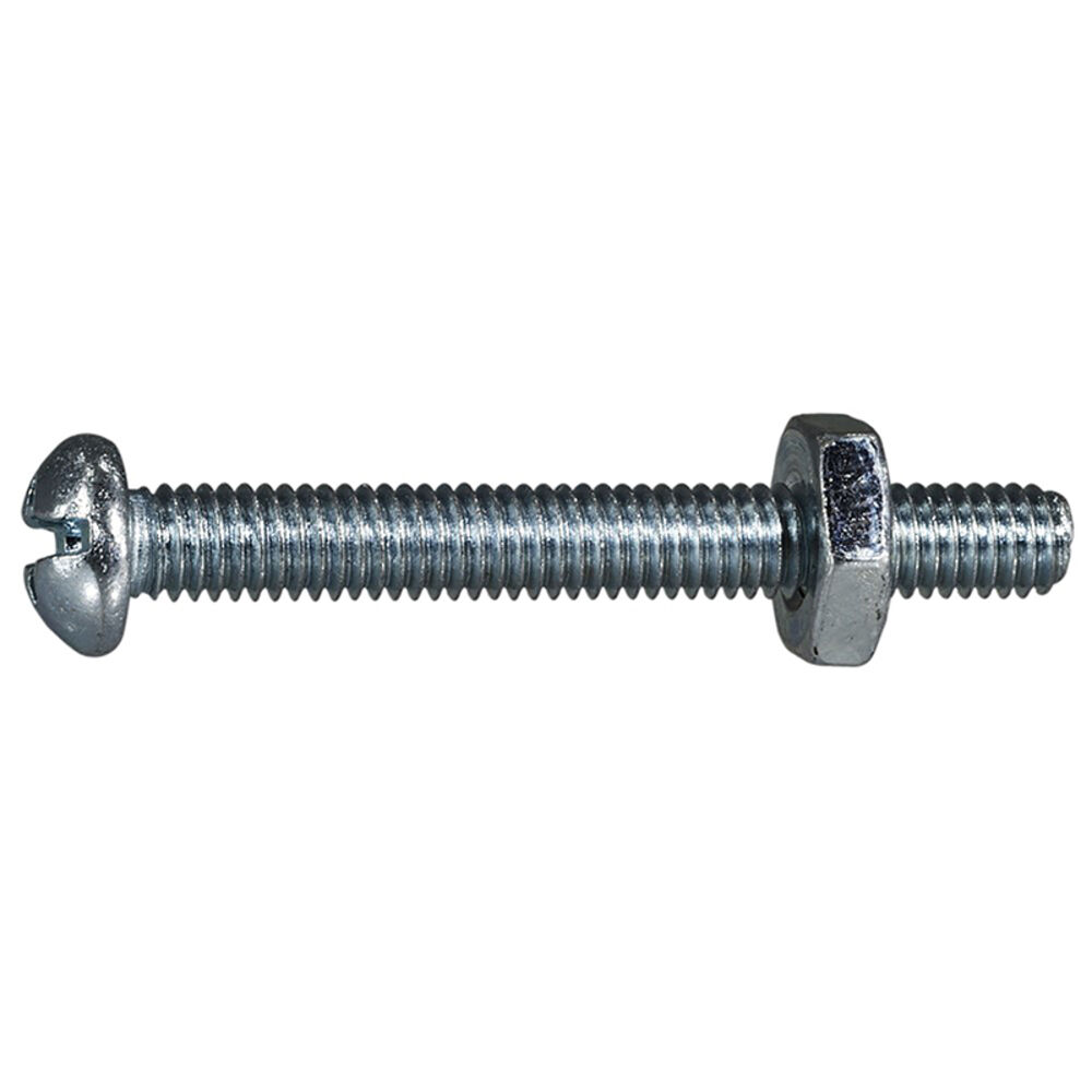 image of 10-32 X 1-1/2 Combo Round Machine With Nut