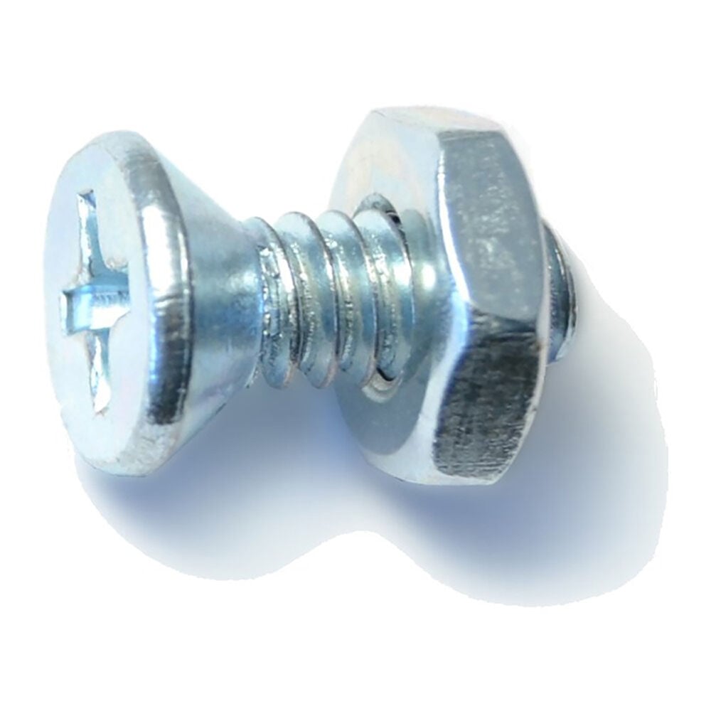 image of 10-24 X 1/2 Phillips Flat Machine With Nut