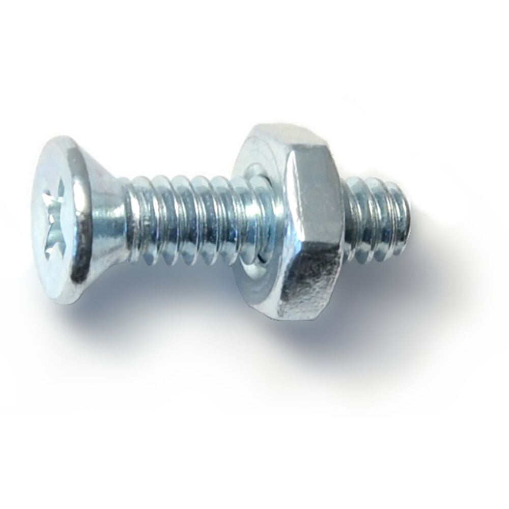 image of 10-24 X 3/4 Phillips Flat Machine With Nut