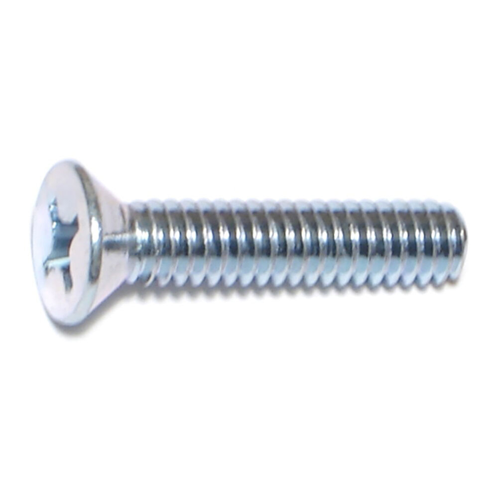 image of 1/4-20 X 1-1/4 Phillips Flat Machine With Nut