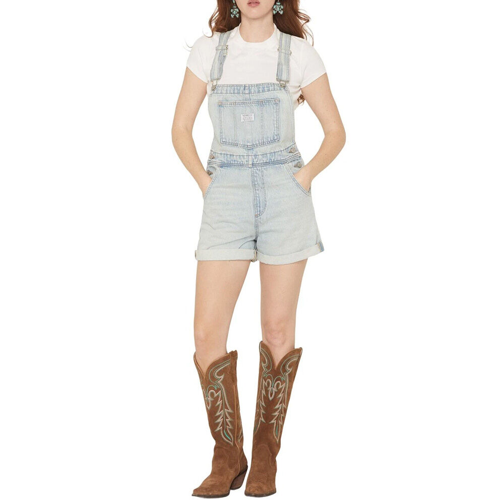 image of Women's Vintage Denim Shortalls