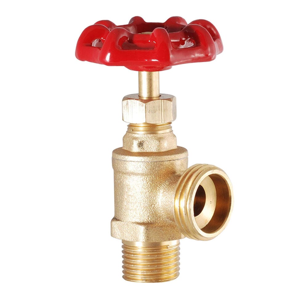 image of Hose Heavy Duty Boiler Drain Valve, 1/2-Inch x 3/4-Inch, Brass