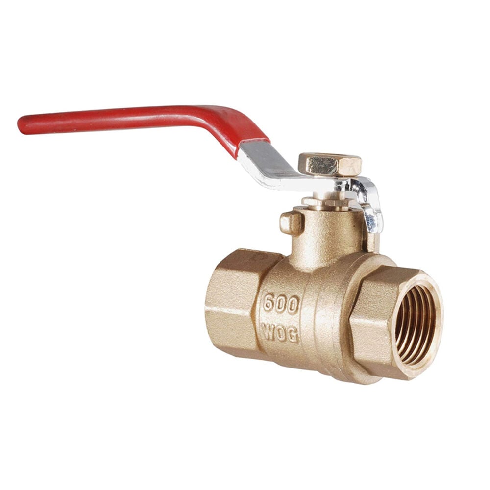 image of 1/4-Inch IPS Full Port FIP Ball Valve Lead Free Brass