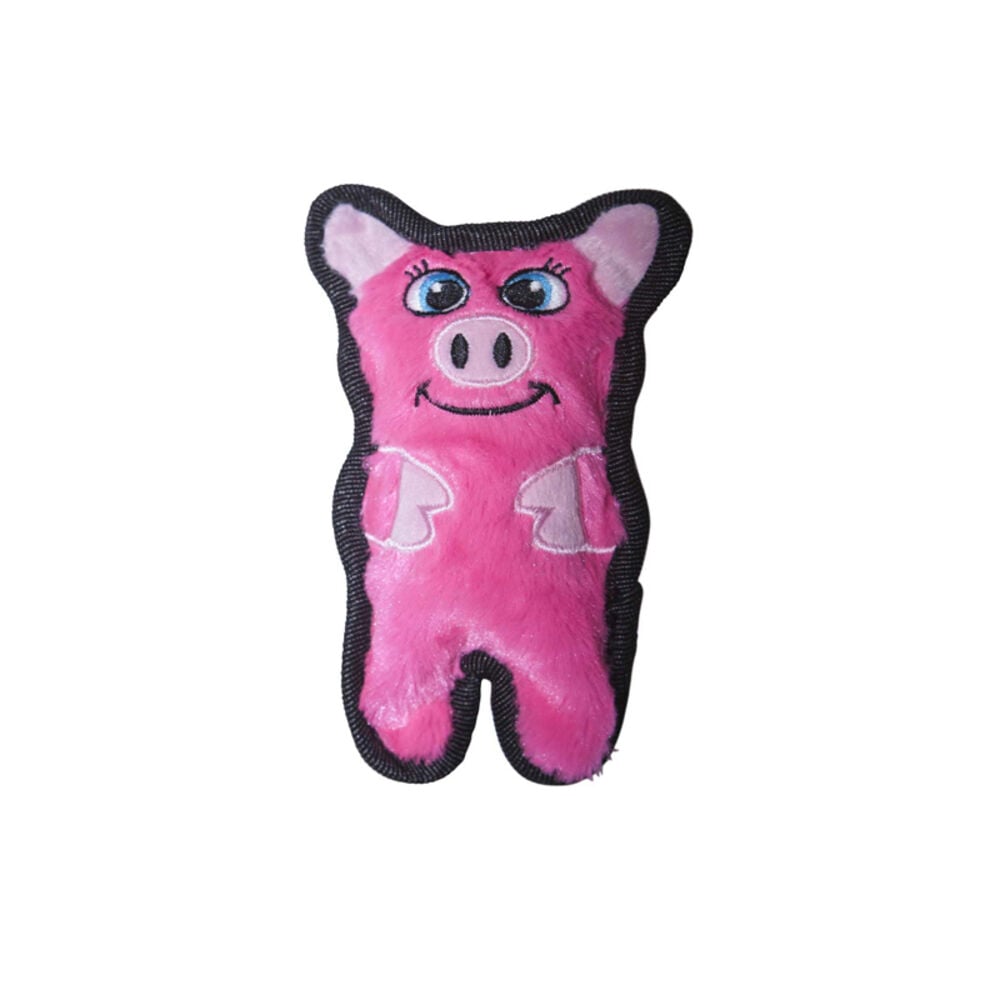 image of Invincibles Pink Pig Dog Toy, X-Small