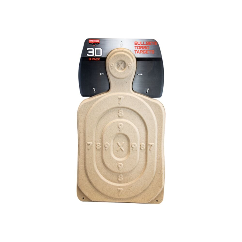 image of 3D Silhouette Torso Targets, 3 Pack