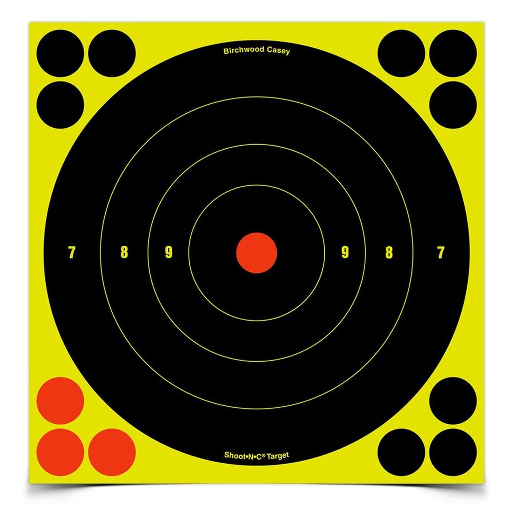 image of Shoot-N-C 8-in Bull's-Eye Target, 6 pack