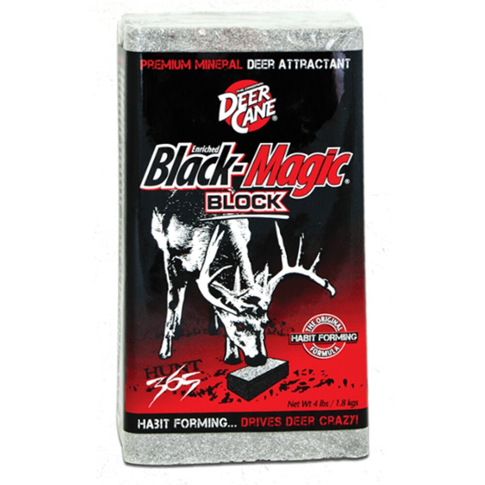 image of Game Attractant Block- Black Magic, Molasses Flavored, 4 lb
