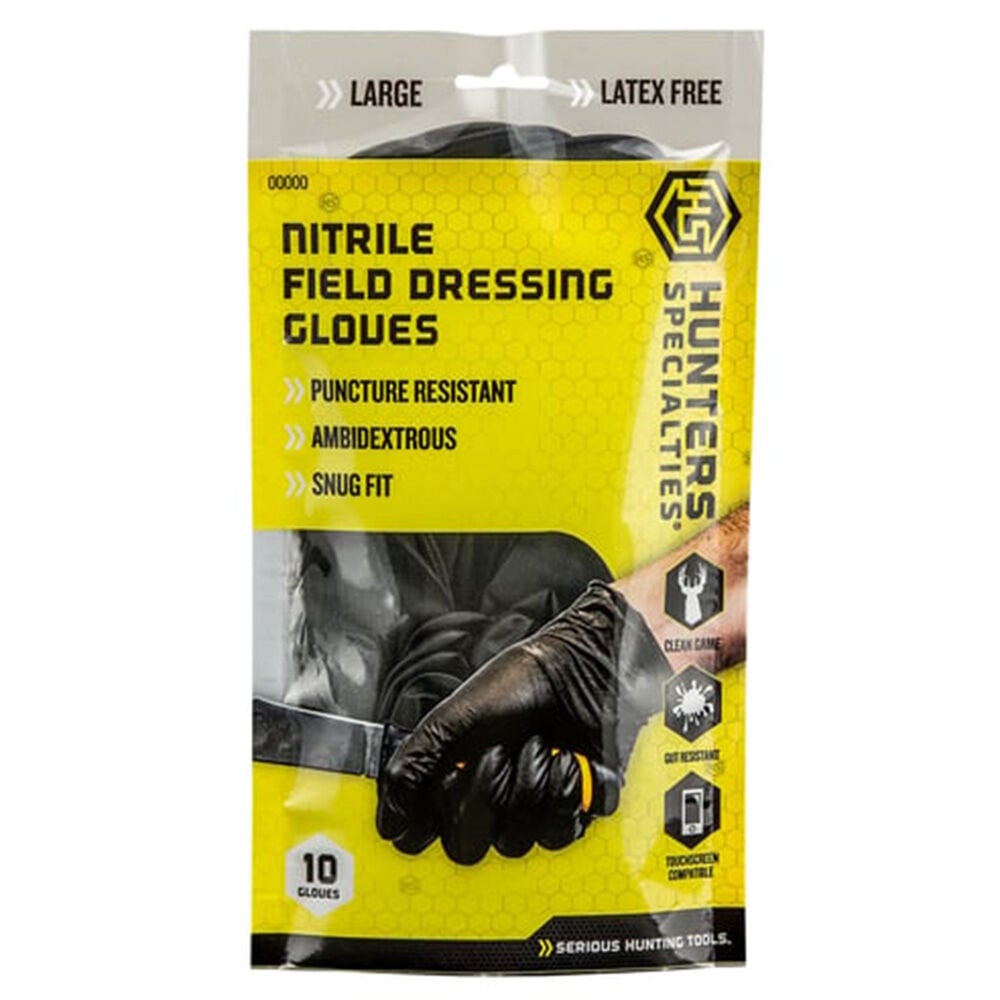 image of Nitrile Field Dressing Gloves- Large, 10 pk