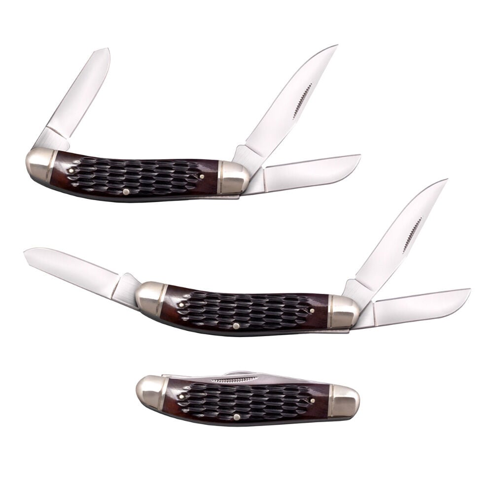 image of Pocket Knife- Gentleman's Stockman, Jigged Bone