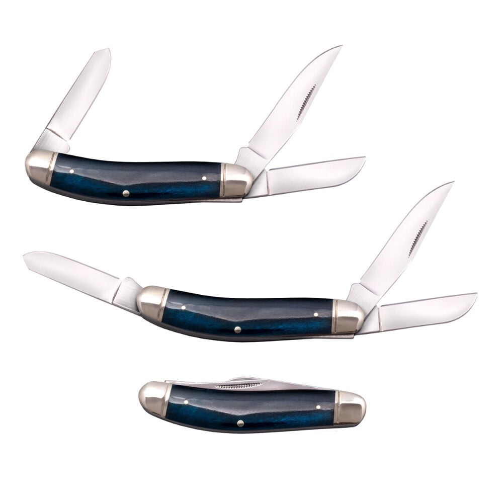 image of Pocket Knife- Gentleman's Stockman, Blue Bone