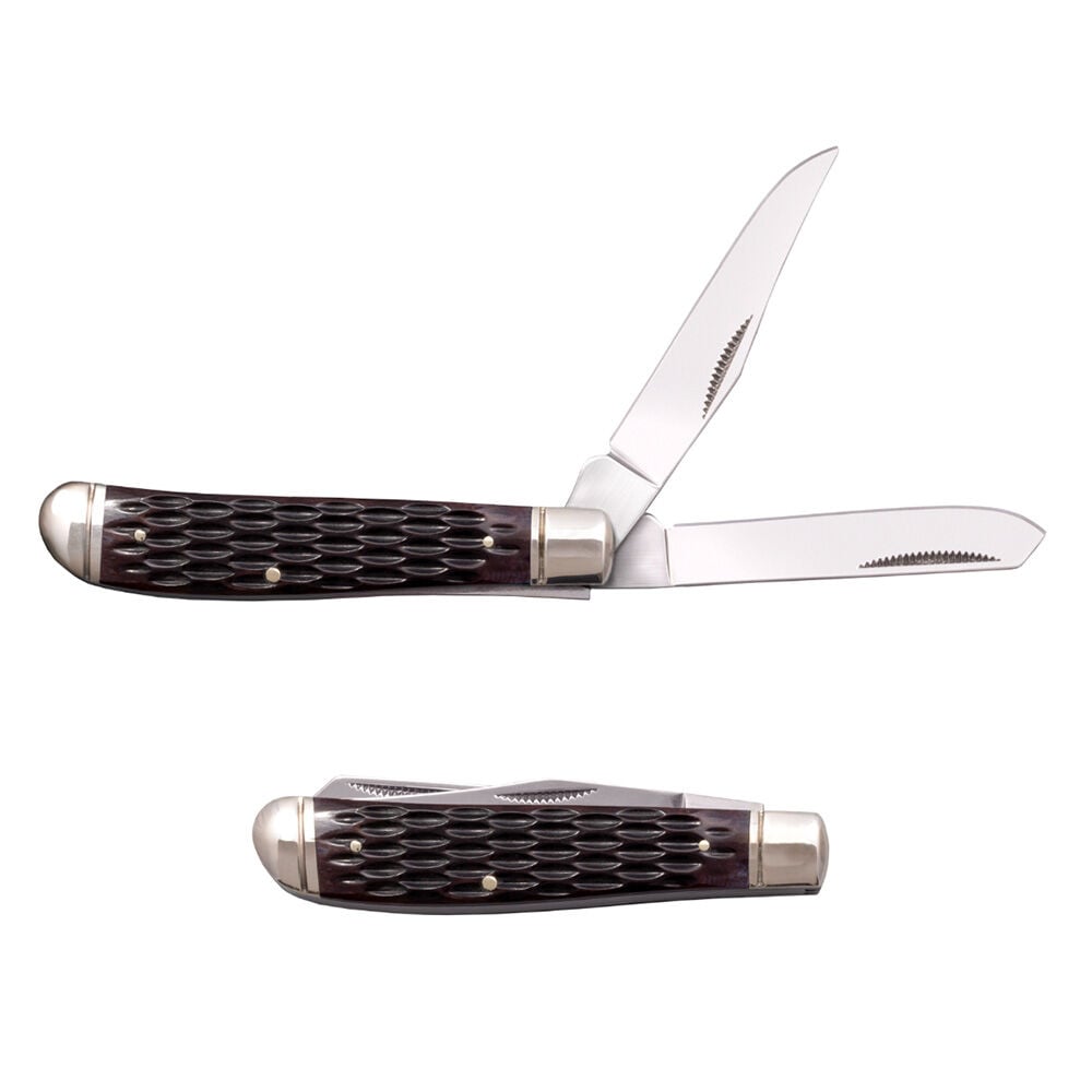 image of Pocket Knife- Mini Trapper, Jigged Bone
