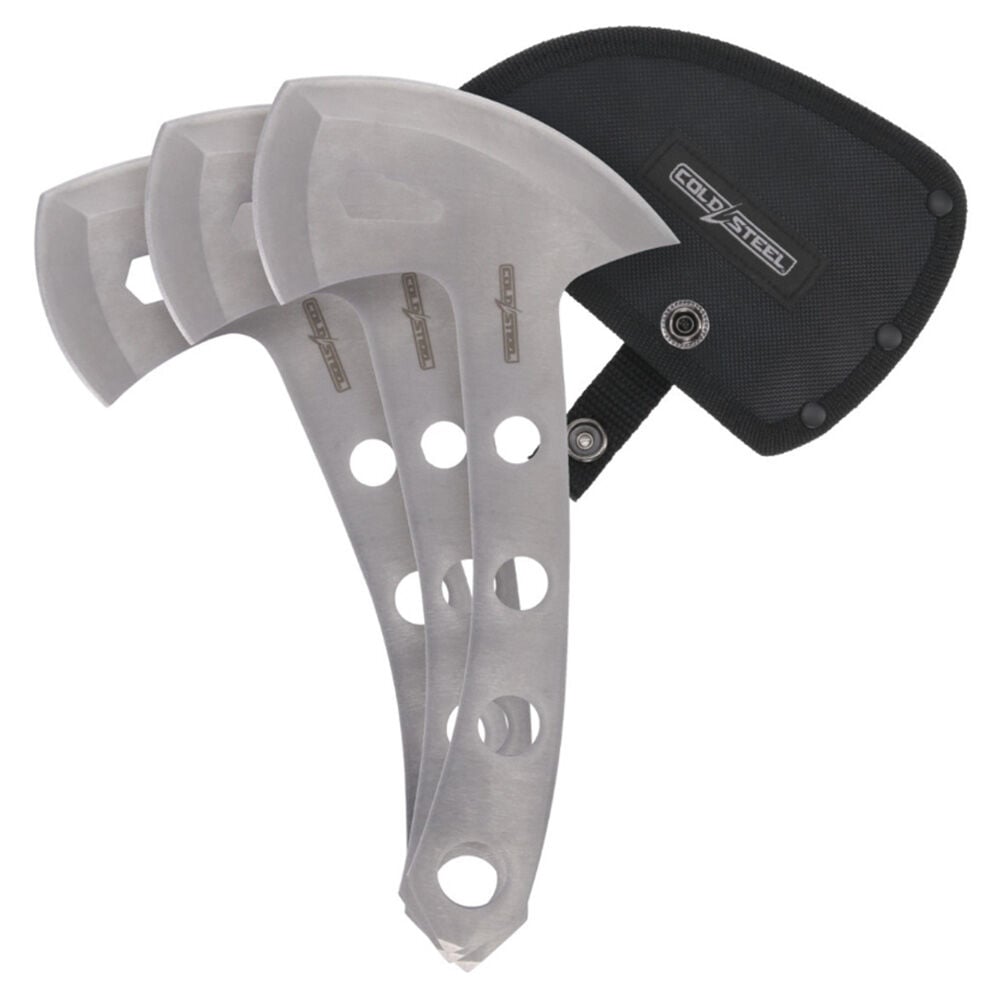 image of Throwing Axes with Sheath- 3 pk