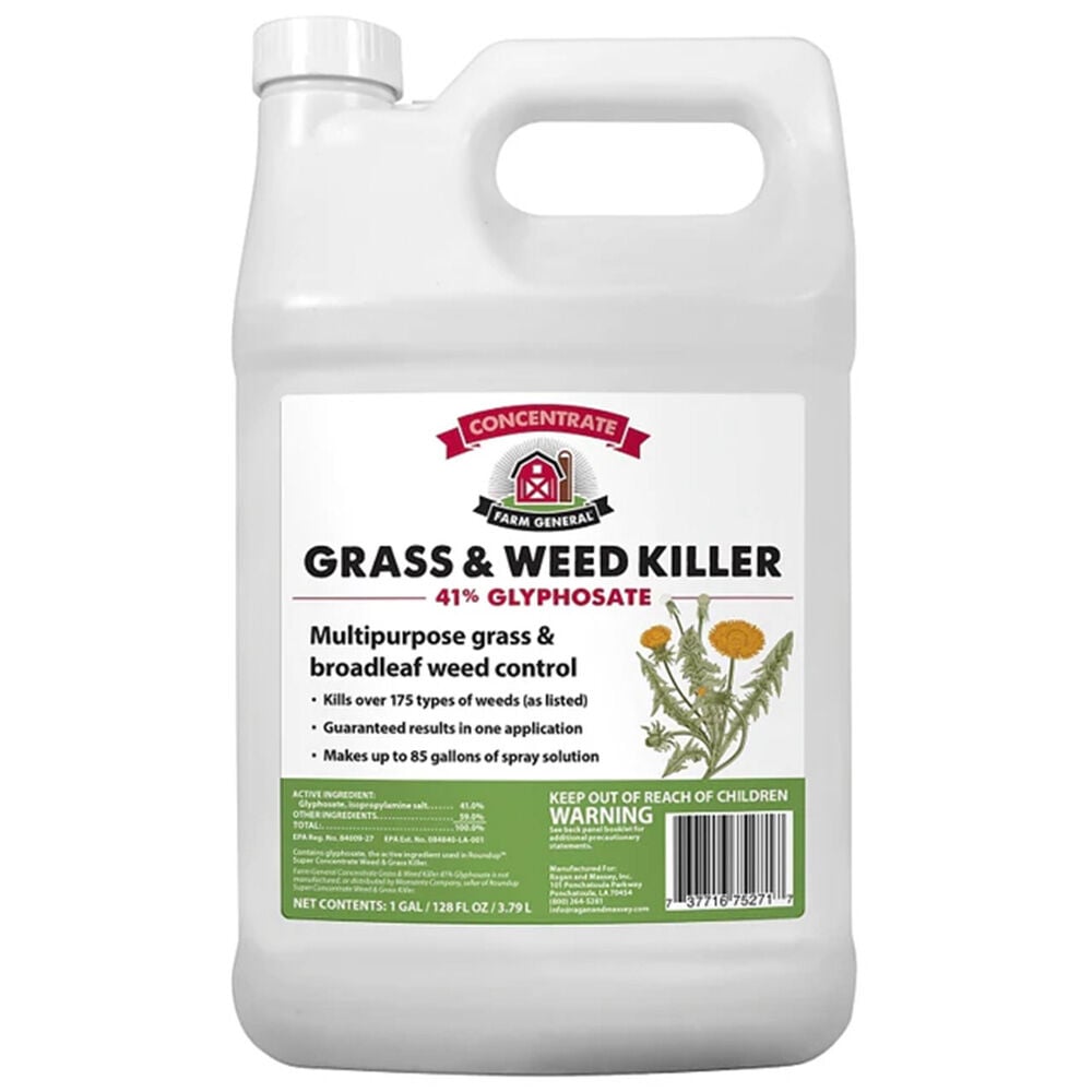 image of 41% Glyphosate Grass and Weed Killer, 1 gal