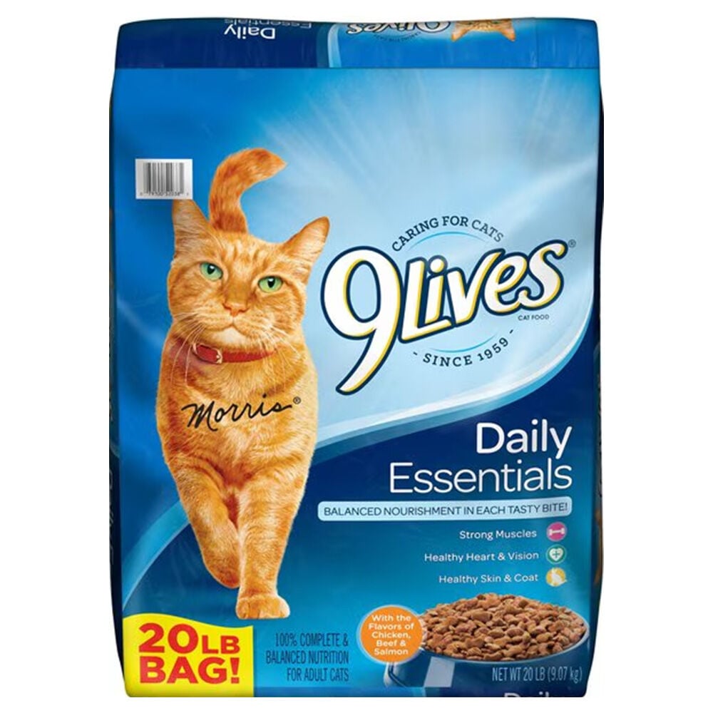 image of Dry Cat Food-Daily Essentials, Chicken, Beef & Salmon, 20 lb