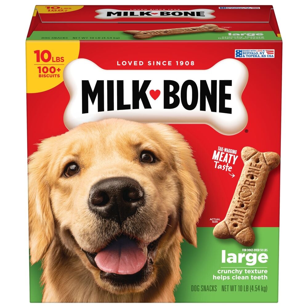 image of Original Dog Biscuits for Large Sized Dogs, 10 LB