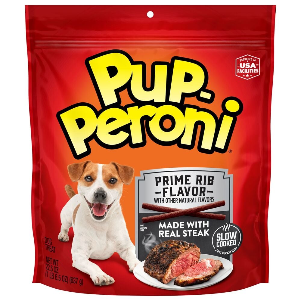 image of Prime Rib Flavor Dog Treats, 25 oz