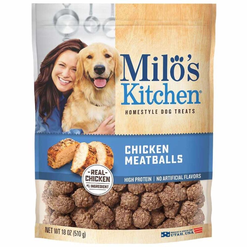 image of Chicken Meatballs Dog Treats, 18 oz