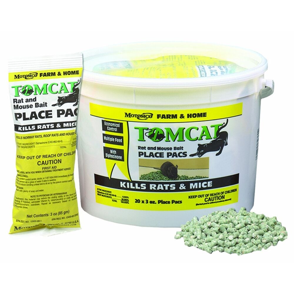 image of Rat and Mouse Bait Place, 3 oz, 20 pack