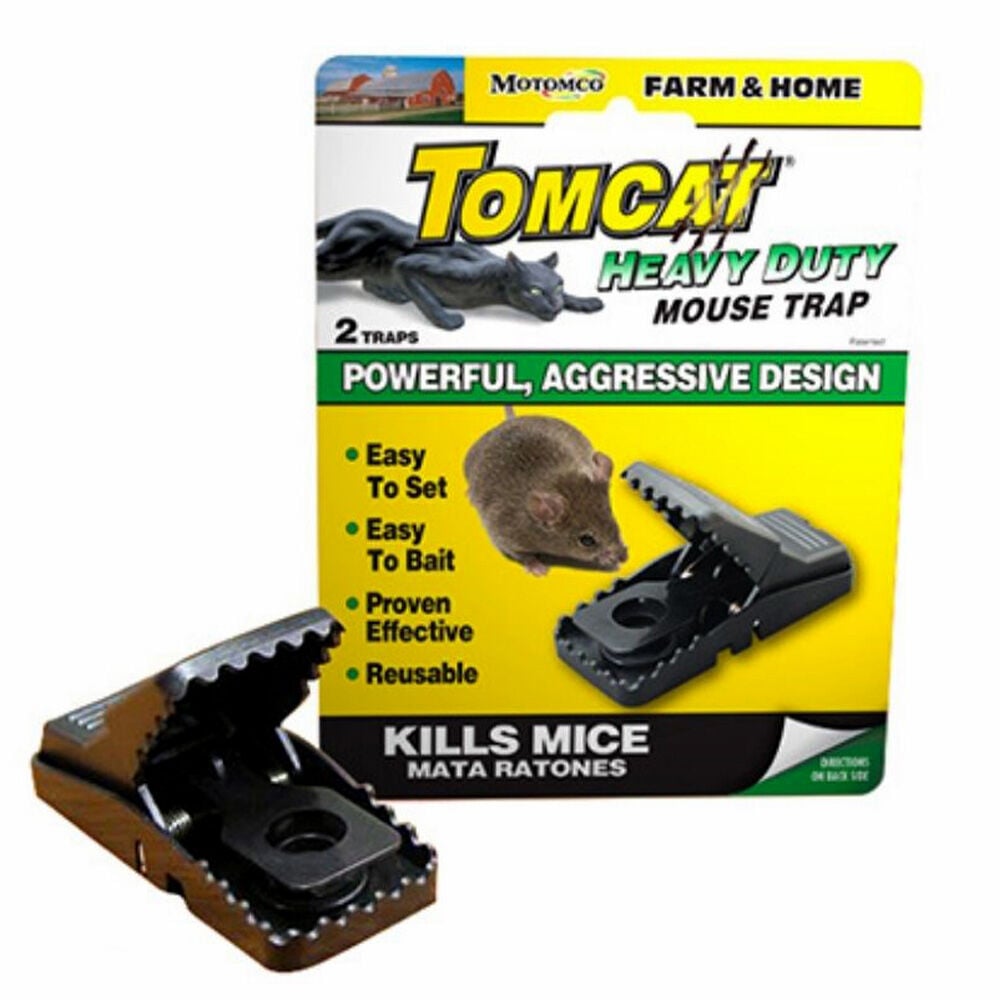 image of Heavy Duty Mouse Snap Trap, 2 pk