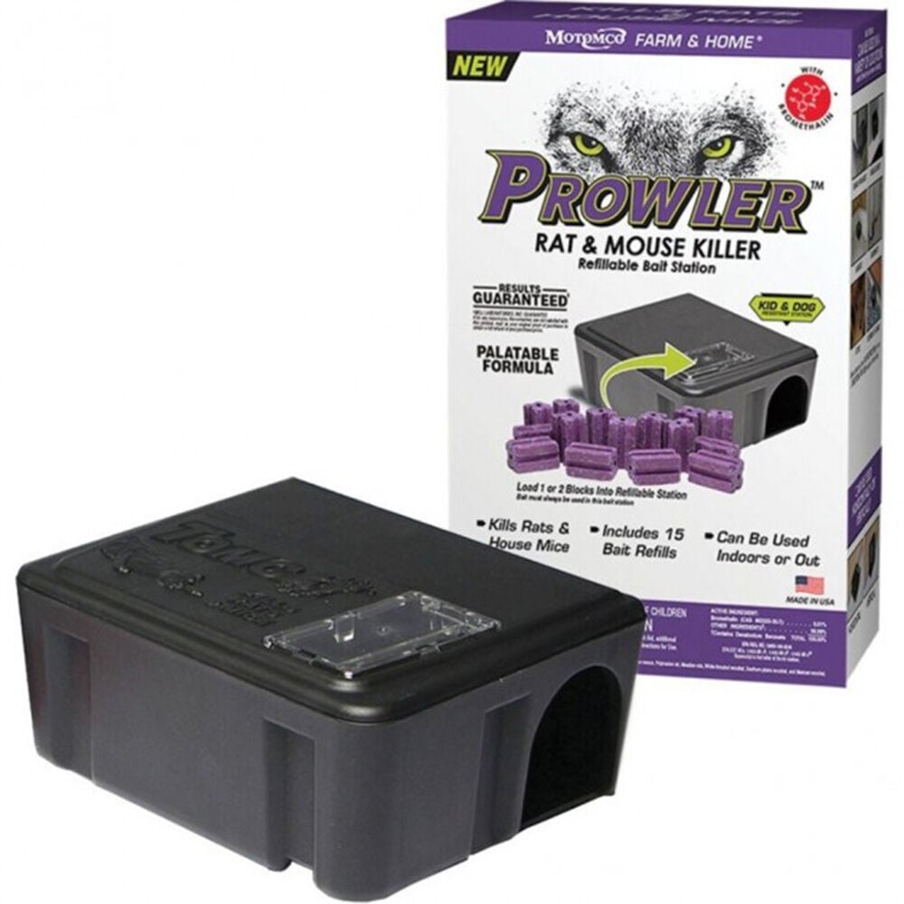 image of Mouse and Rat Refillable Bait Station, 15 pk