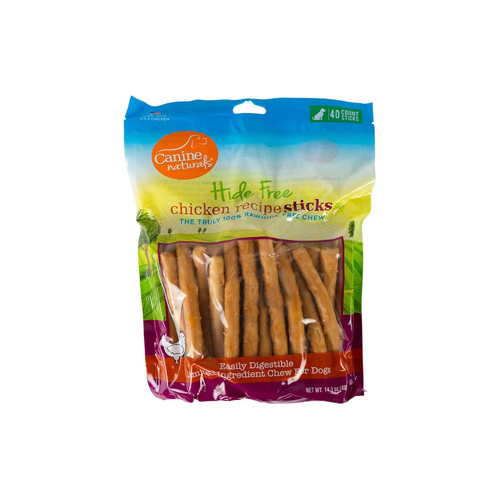 image of Non-Rawhide Dog Chew Sticks - Chicken, 40 count