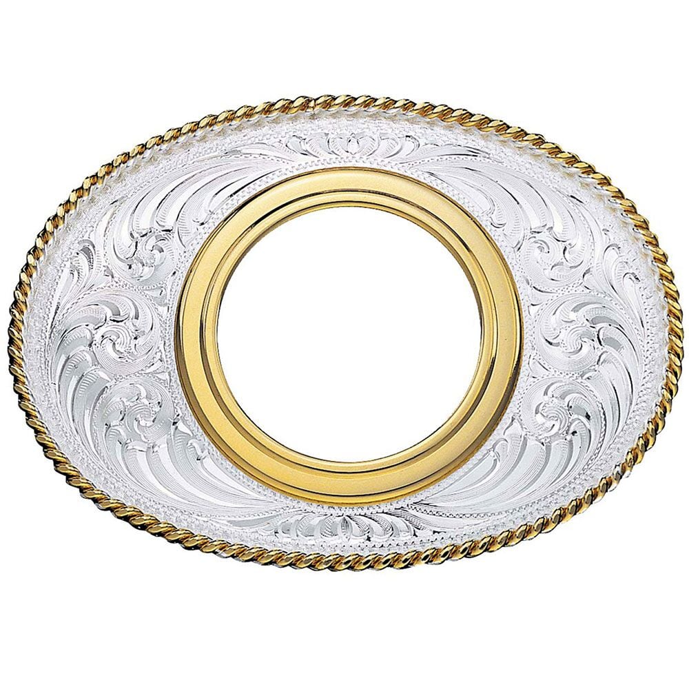 image of Coin Holder Western Belt Buckle without Coin