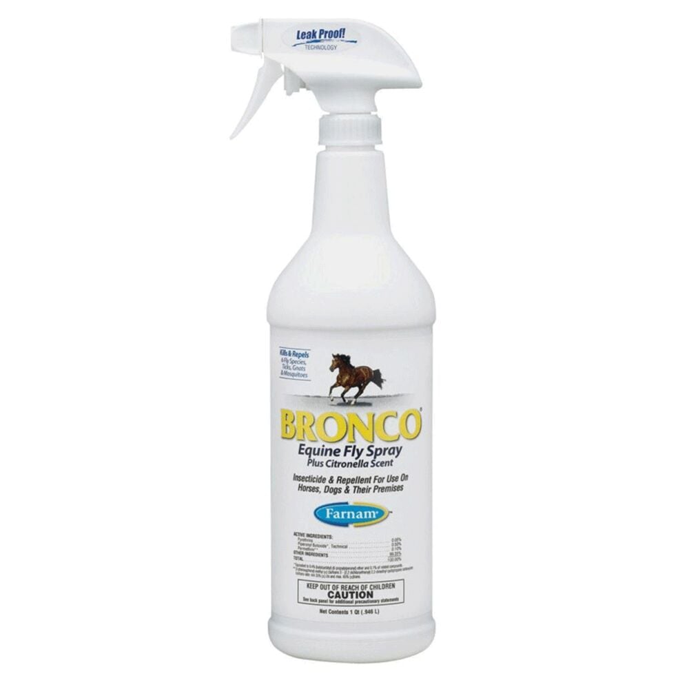 image of Bronco Equine Fly Spray plus Citronella Scent, 1 qt
