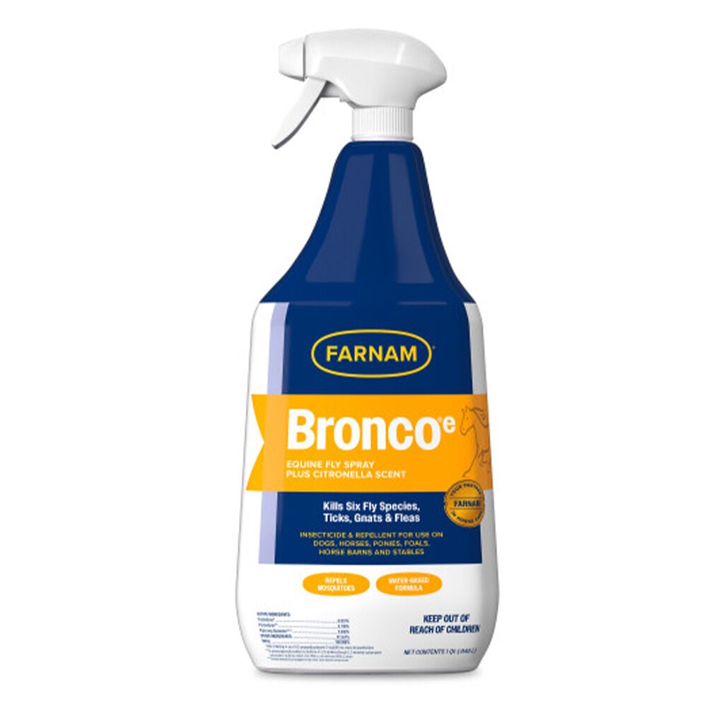 image of Bronco Equine Fly Spray plus Citronella Scent, 1 qt
