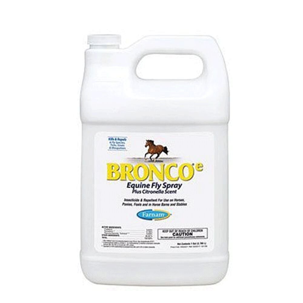 image of Bronco Equine Fly Spray plus Citronella Scent, 1 gallon
