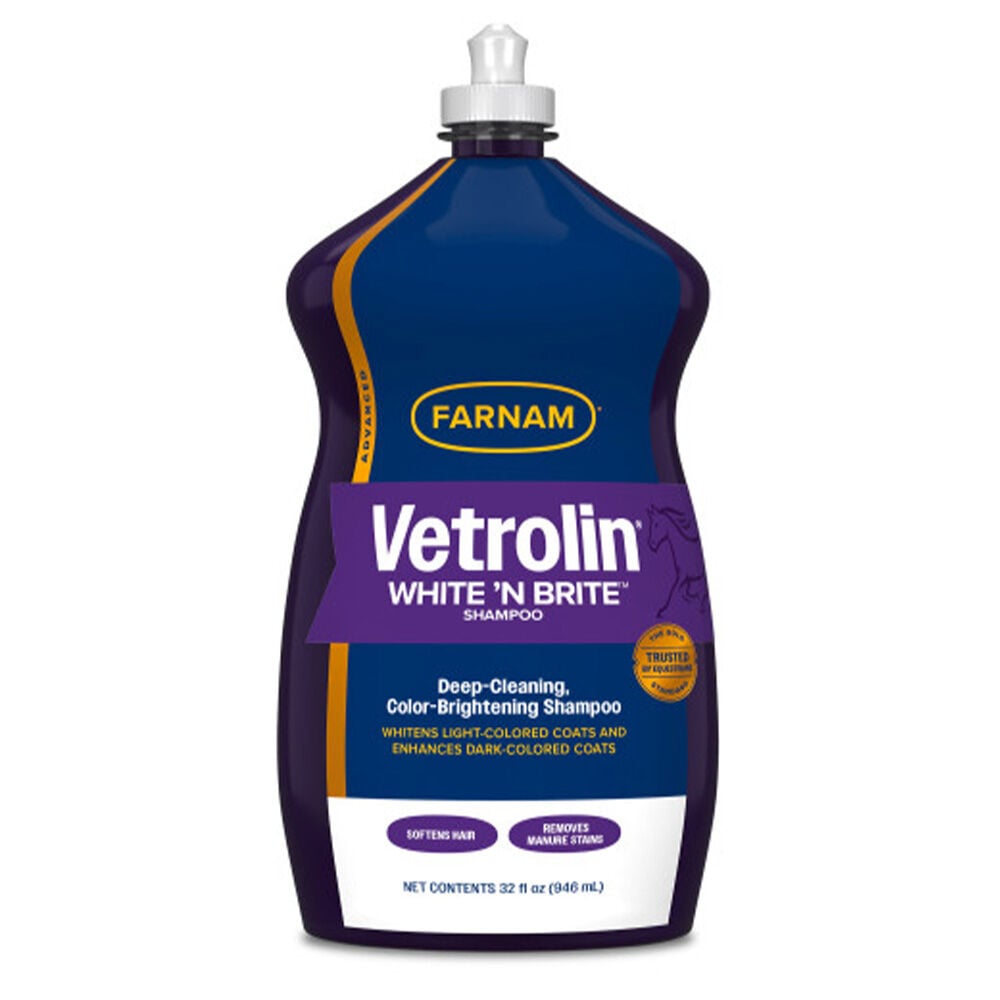image of Deep Cleaning and Color Brightening Shampoo- Vetrolin White ’N Brite, 32 fl oz