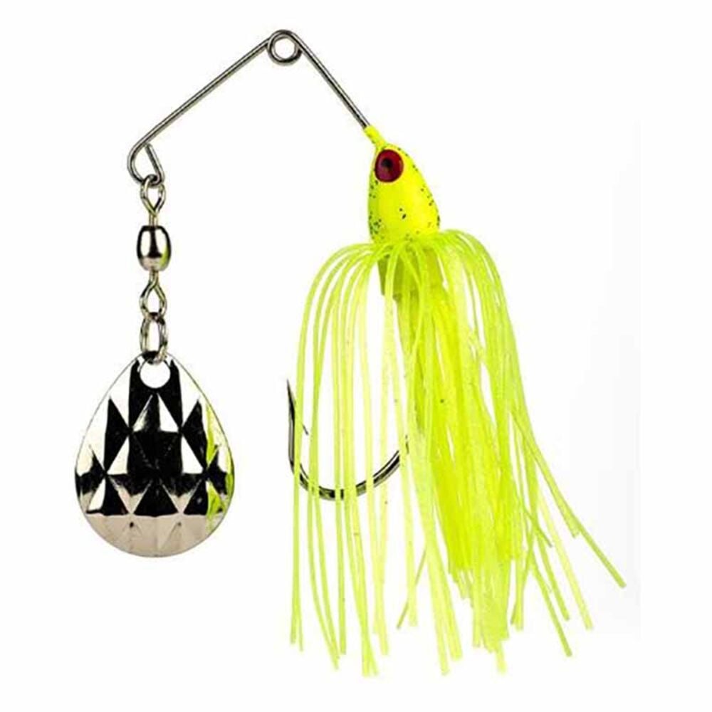 image of 1/8 oz Mini-King Spinner Bait Lure, Chartreuse