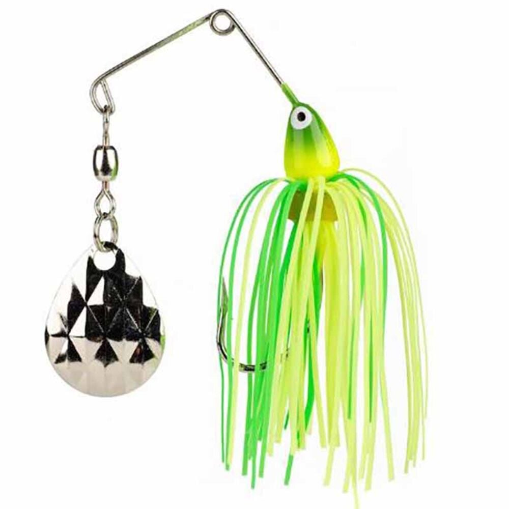 image of 1/8 oz Mini-King Spinner Bait Lure, Chartreuse/Lime