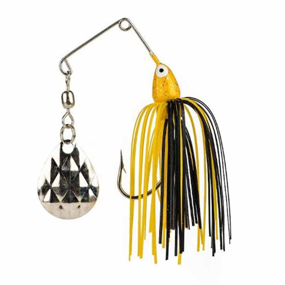 image of 1/8 oz Mini-King Spinner Bait Lure, Yellow/Black