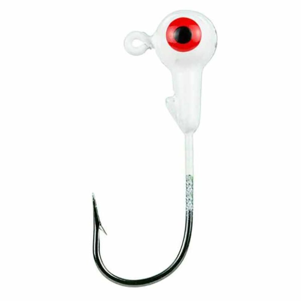 image of 1/16 oz Mr. Crappie Jig Head Lure, Refrigerator White