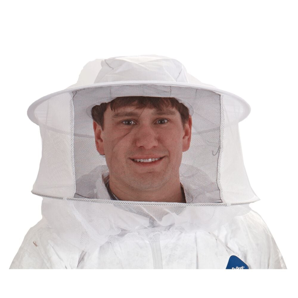image of Beekeeping Veil with Built-In Hat