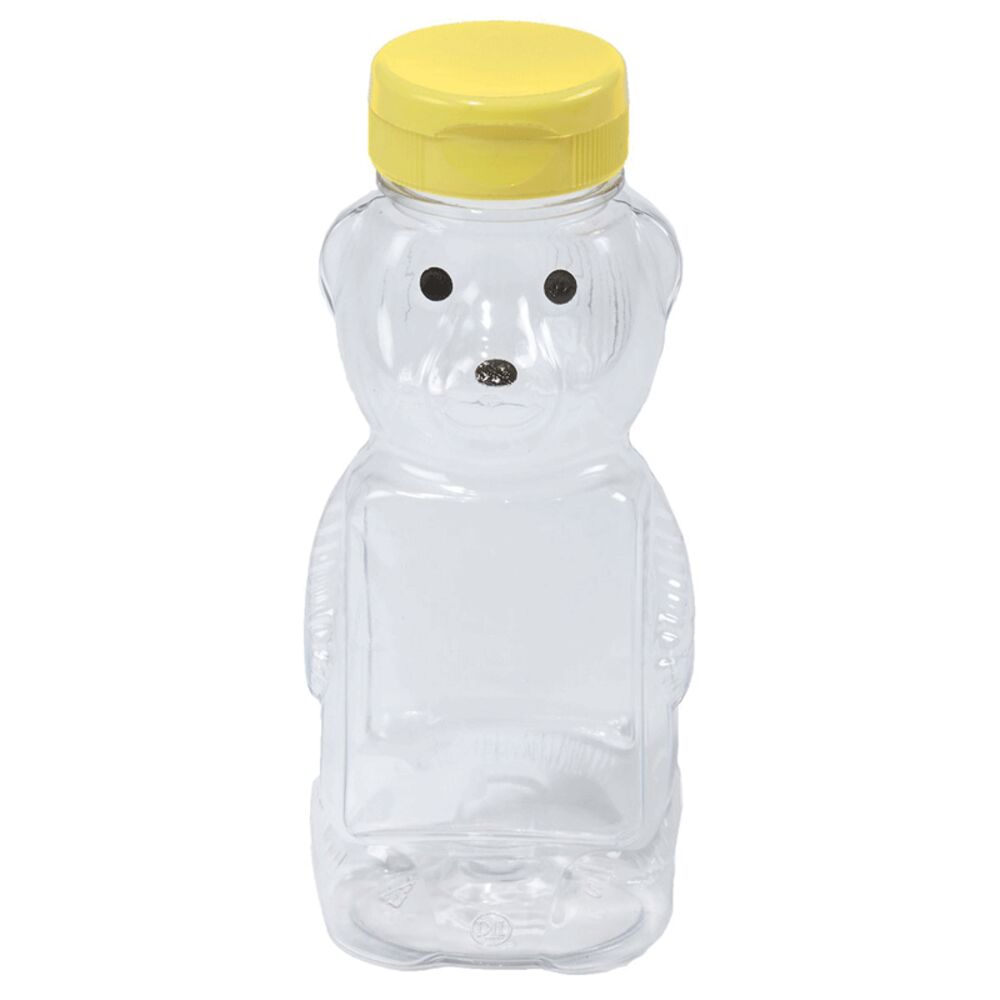 image of Plastic Bear Bottle, 12 oz, 12 pack