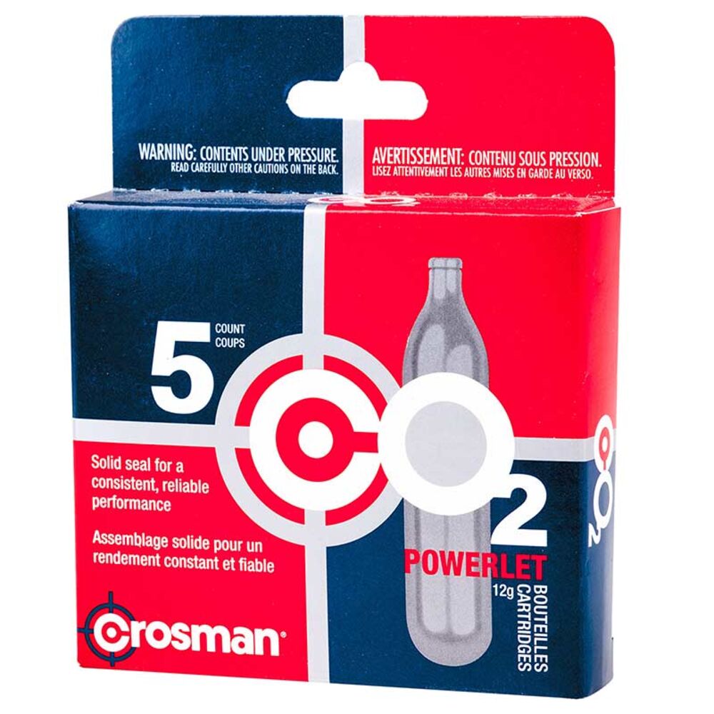 image of CO2 Powerlet Catridges, 5 count