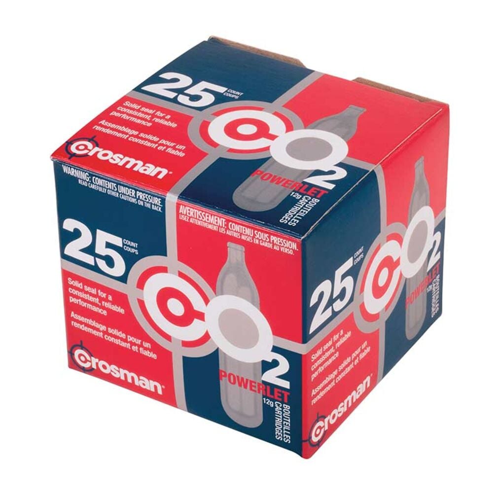 image of CO2 Powerlet Cartridges, 25 count