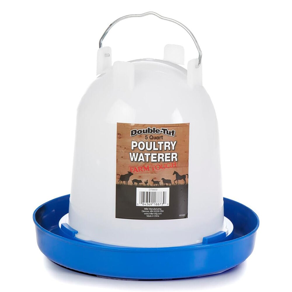 image of Plastic Poultry Waterer- 7 lb