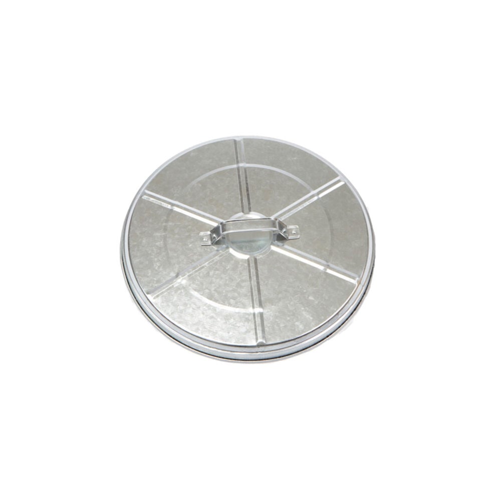 image of Galvanized Garbage Can Lid, 10 Gallon