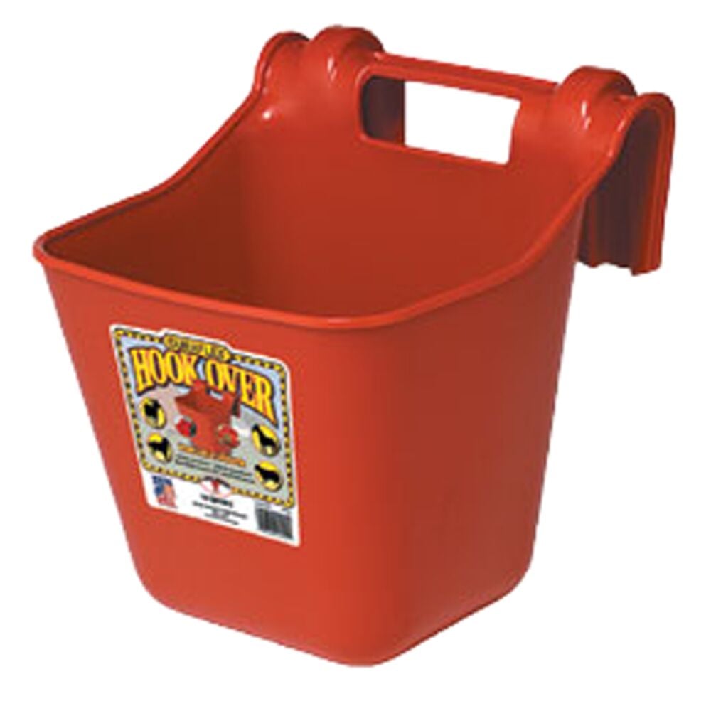 image of Little Giant Feeder, Hook Over, Red, 12 qt