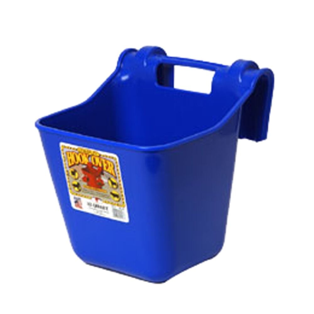 image of Little Giant Feeder, Hook Over, Blue, 12 qt